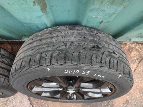 NISSAN JUKE ACENTA MK1 FACELIFT F15 SET OF 4 17" ALLOY WHEELS WITH TYRES