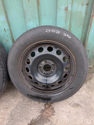 VAUXHALL COMBO MK4 K9 SET OF 4 16" STEEL WHEELS WITH TYRES