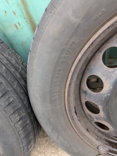 VAUXHALL COMBO MK4 K9 SET OF 4 16" STEEL WHEELS WITH TYRES