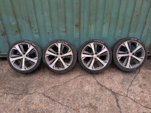 PEUGEOT 308 MK2 T9 SET OF 4 18" ALLOY WHEELS WITH TYRES