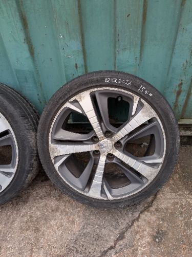 PEUGEOT 308 MK2 T9 SET OF 4 18" ALLOY WHEELS WITH TYRES