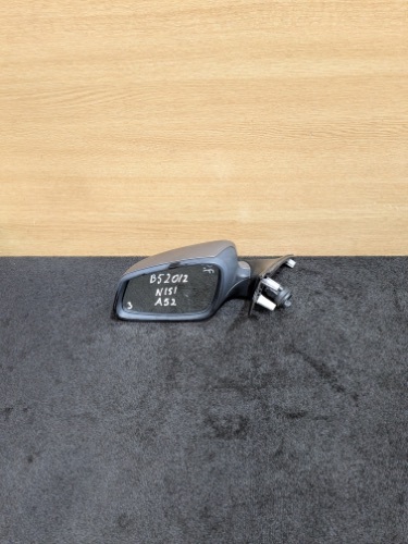 BMW 5 SERIES MK6 F10 N/S PASSENGER SIDE LEFT POWER FOLD MIRROR SILVER A52