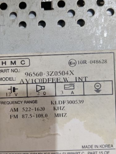 HYUNDAI I40 MK1 VF FACELIFT SAT NAV CD STEREO RADIO HEAD UNIT