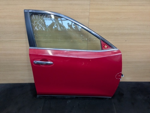 NISSAN X-TRAIL MK3 O/S DRIVER SIDE RIGHT FRONT DOOR RED AX6