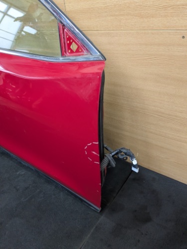 NISSAN X-TRAIL MK3 O/S DRIVER SIDE RIGHT FRONT DOOR RED AX6