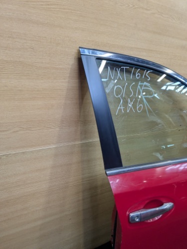 NISSAN X-TRAIL MK3 O/S DRIVER SIDE RIGHT FRONT DOOR RED AX6