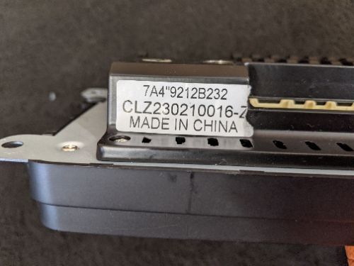 VOLKSWAGEN PASSAT CC MULTIMEDIA DISPLAY SCREEN UNIT