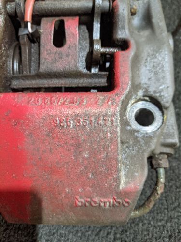 PORSCHE BOXSTER 987 N/S PASSENGER SIDE LEFT FRONT BRAKE CALIPER