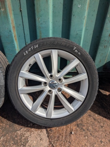 VOLKSWAGEN PASSAT MK6 B7 SET OF 4 17" ALLOY WHEELS WITH TYRES