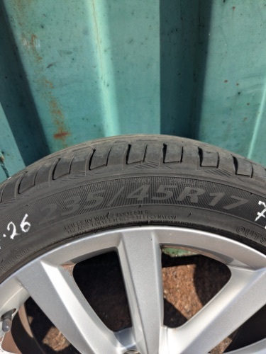 VOLKSWAGEN PASSAT MK6 B7 SET OF 4 17" ALLOY WHEELS WITH TYRES